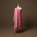 Leheriya tie-dye handloom chanderi silk 2pc unstitched