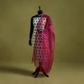Pink - tie-dye kota doria cotton leheriya dupatta 14