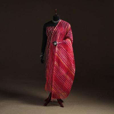 Leheriya tie-dye kota doria cotton dupatta 39 - handcrafted