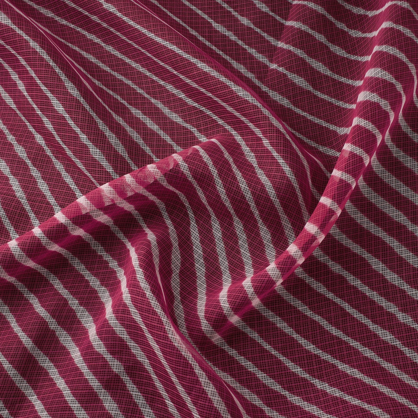 Leheriya tie-dye kota doria cotton fabric 13 - handcrafted