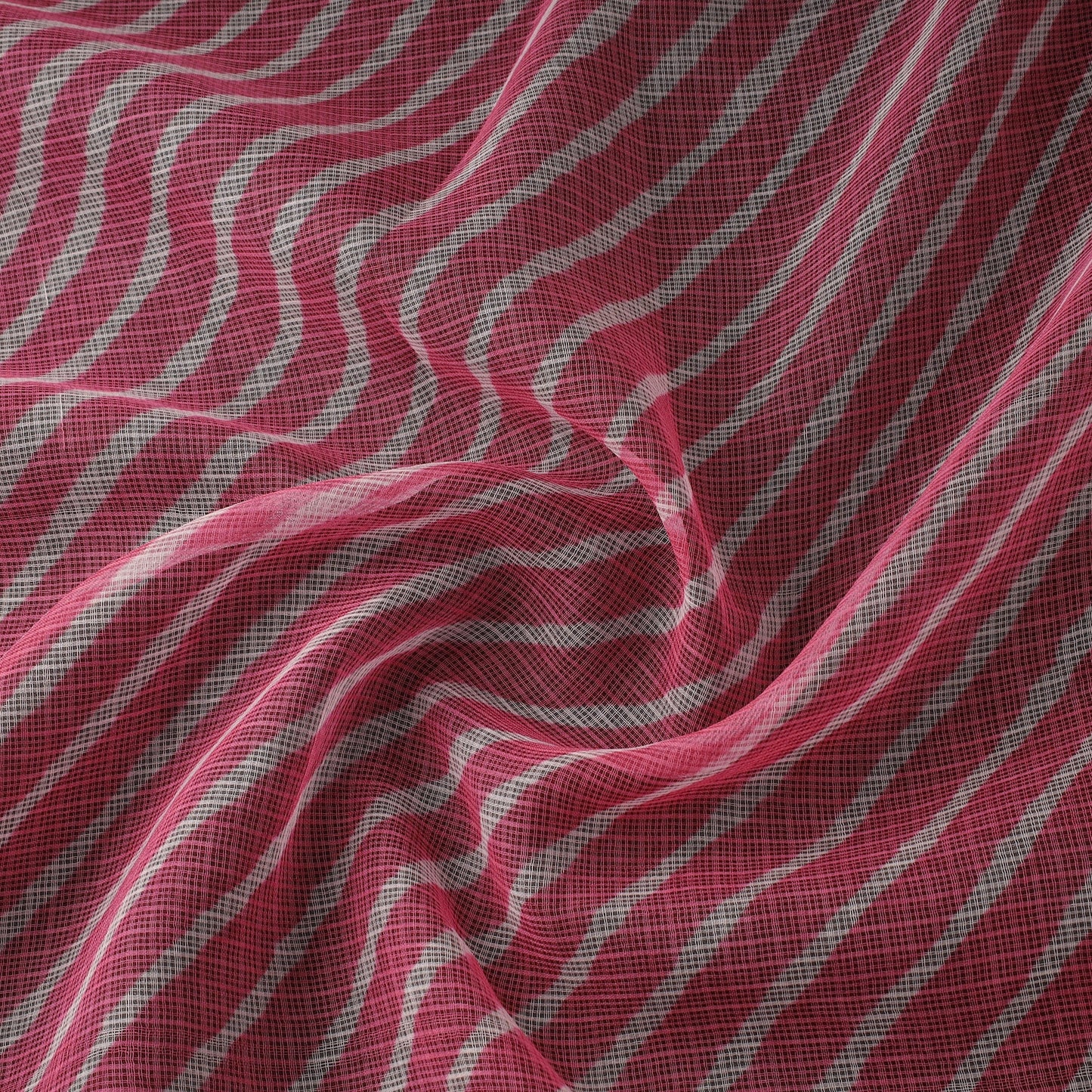 Leheriya tie-dye kota doria cotton fabric 19 - handcrafted