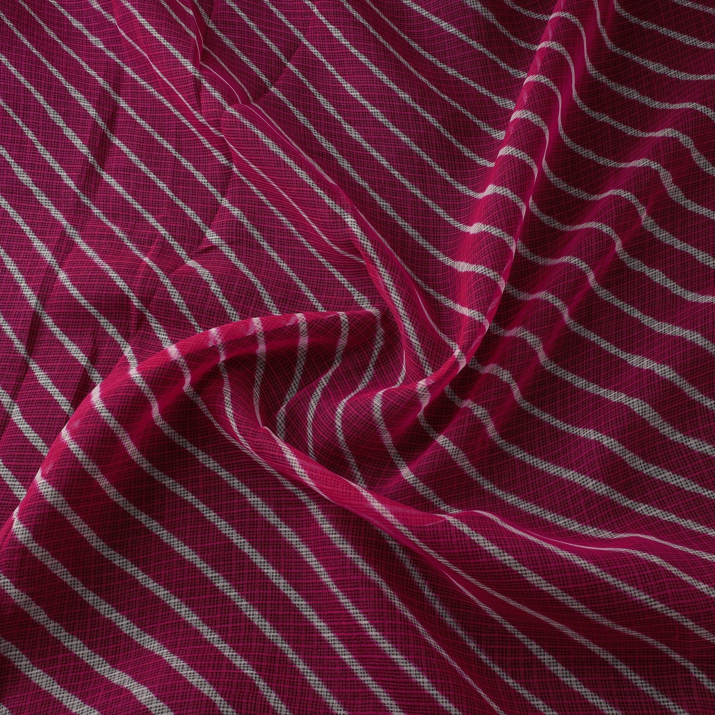 Leheriya tie-dye kota doria cotton fabric 22 - handcrafted