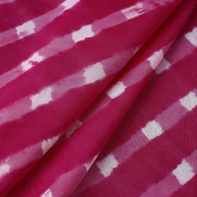 Buy Leheriya Tie-Dye Mothra Chanderi Silk Fabric 39 Online at iTokri.com
