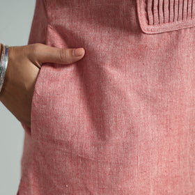 Buy Jhiri Handloom Cotton Pintuck Long Kurta Online l iTokri.com