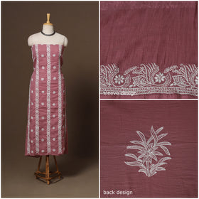 Lucknowi chikankari hand embroidered kota doria cotton 2pc