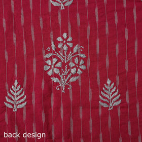 Lucknowi chikankari work pochampally ikat unstitched kurta