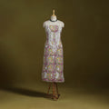 Lucknowi chikankari work sanganeri unstitched kurta
