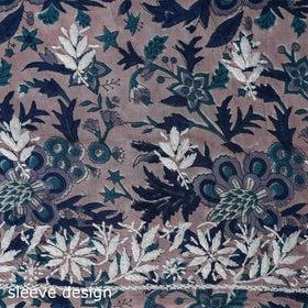 Lucknowi chikankari work sanganeri unstitched kurta