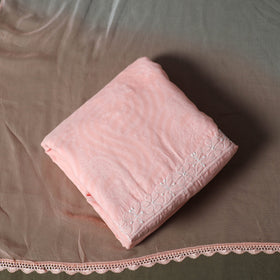 Lucknowi hand embroidered cotton chikankari 3pc unstitched