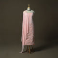 Lucknowi hand embroidered cotton chikankari 3pc unstitched