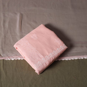 Pink - lucknowi hand embroidered cotton chikankari 3pc