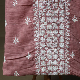 Lucknowi hand embroidered kota doria cotton chikankari 2pc