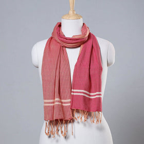  Mangalagiri Cotton Handloom Stole with Tassels Online 