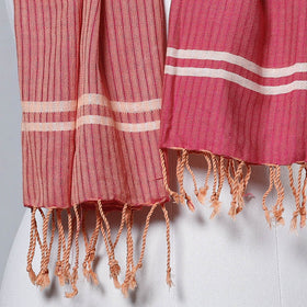  Mangalagiri Cotton Handloom Stole with Tassels Online 