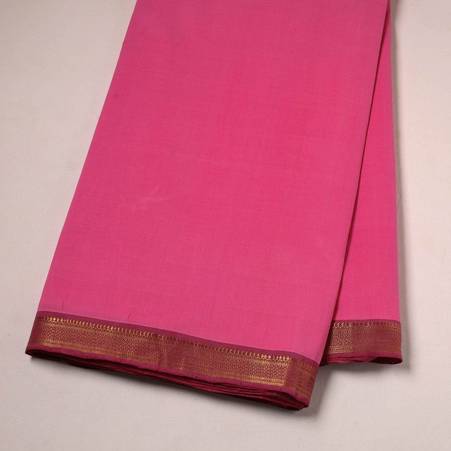  Mangalagiri Cotton Fabric with Zari Border Online