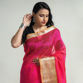 Buy  Mangalagiri Handloom Cotton Saree with Zari Border Online at iTokri.com