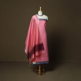 Mangalagiri silk cotton 3pc unstitched dress material