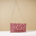 Pink Marudhara Printed Sling Clutch Wallet