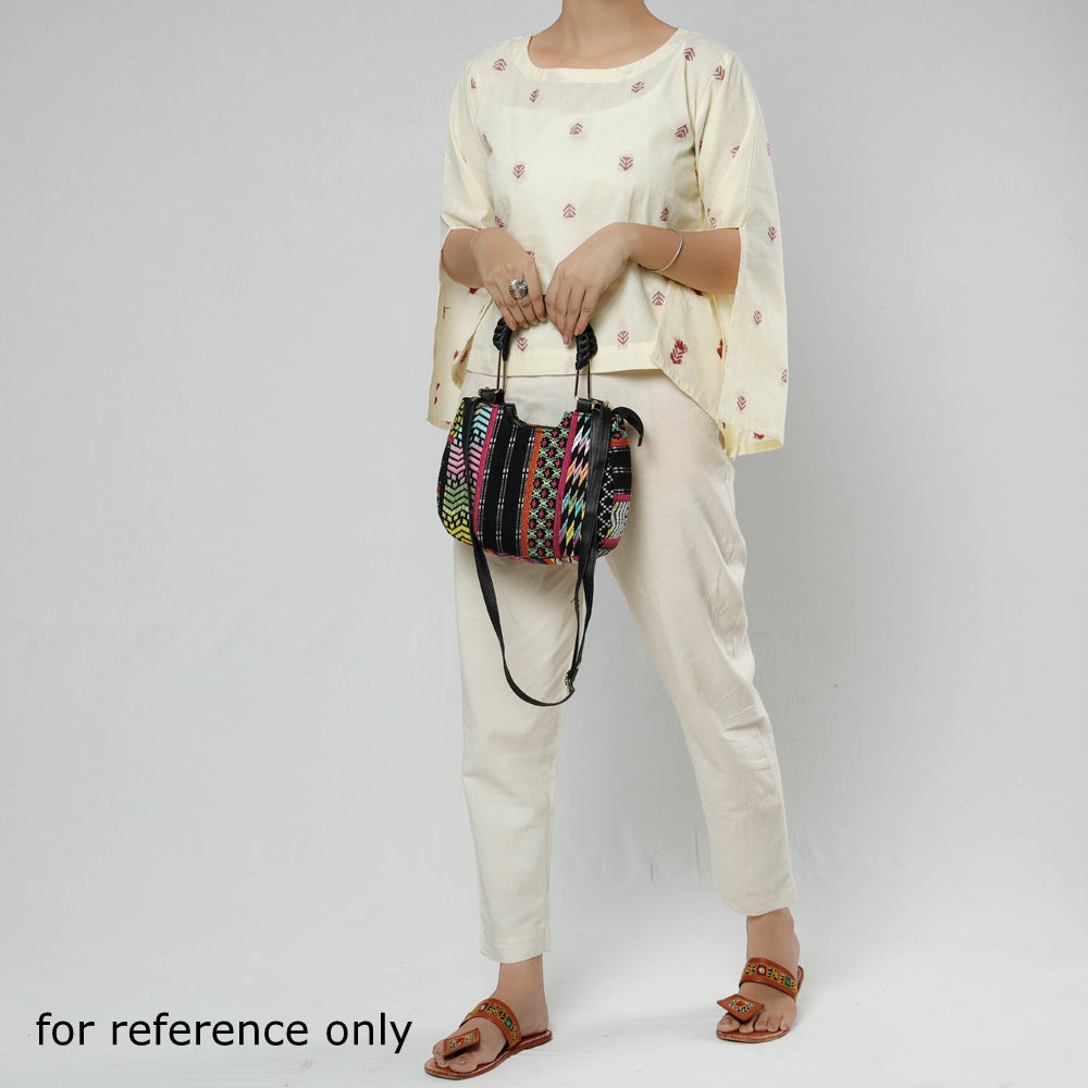 Pink Marudhara Printed Cotton Hand Bag