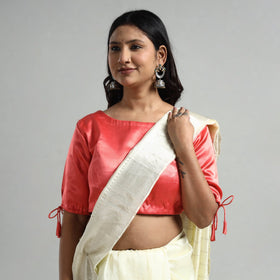 Buy Mashru Silk Plain Stitched Blouse 