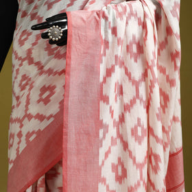 Mercerised cotton handloom pochampally ikat saree 46