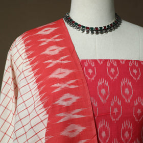 Handloom mercerised cotton pochampally ikat 2pc unstitched