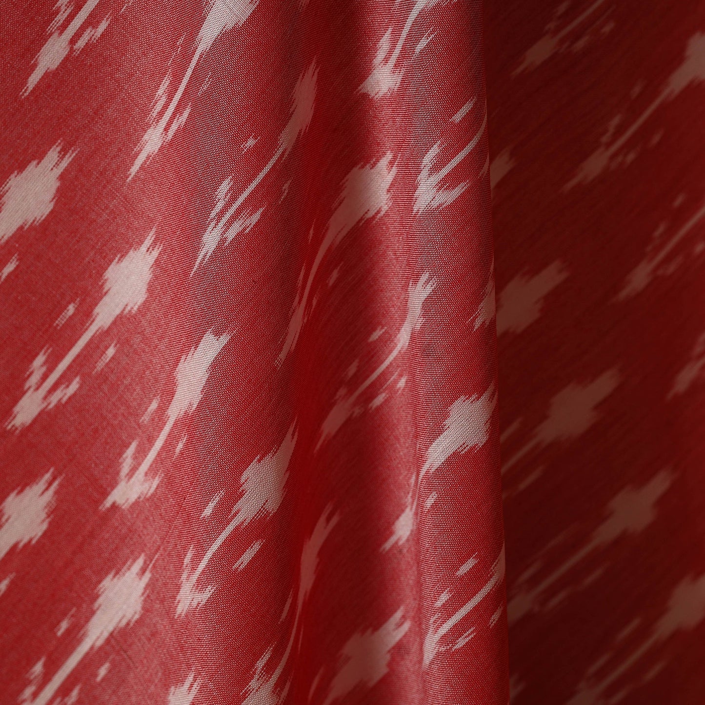 Mercerised cotton pochampally ikat fabric 09 - handcrafted