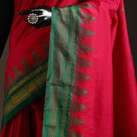 Mercerized cotton ilkal saree with chikki paras border 08