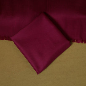 Merino wool plain 3pc unstitched dress material with patch