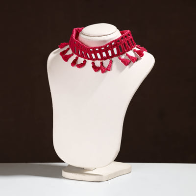 Mirror Work Choker Kutch Embroidery Necklace