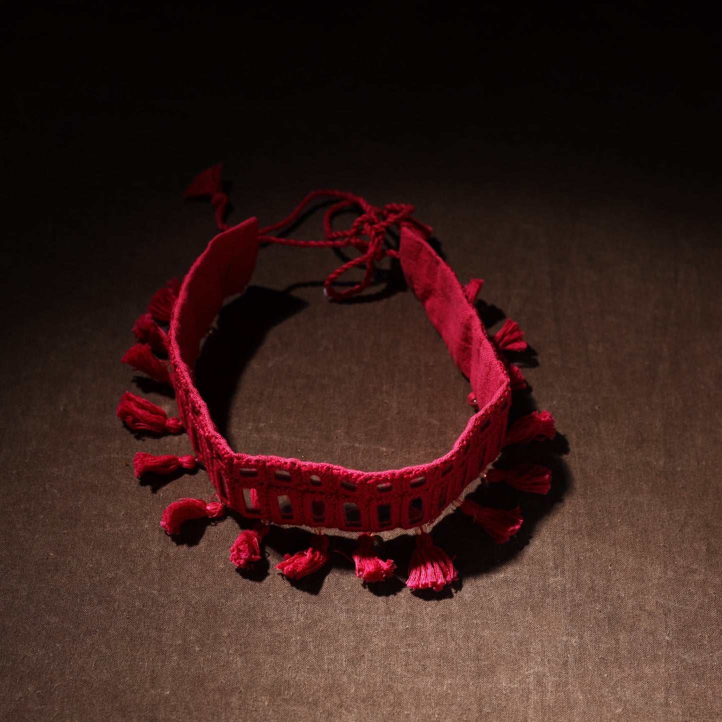 Mirror Work Choker Kutch Embroidery Necklace