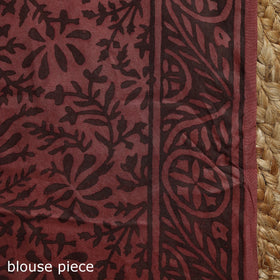 Modal silk hand bagru saree 22 - handcrafted