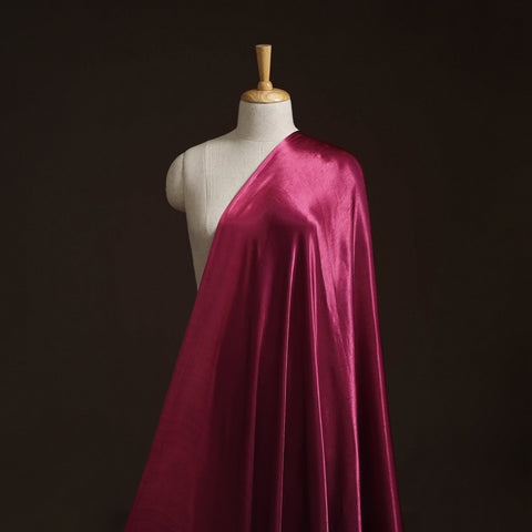 Pink - modal silk natural dyed plain fabric 14 - handcrafted