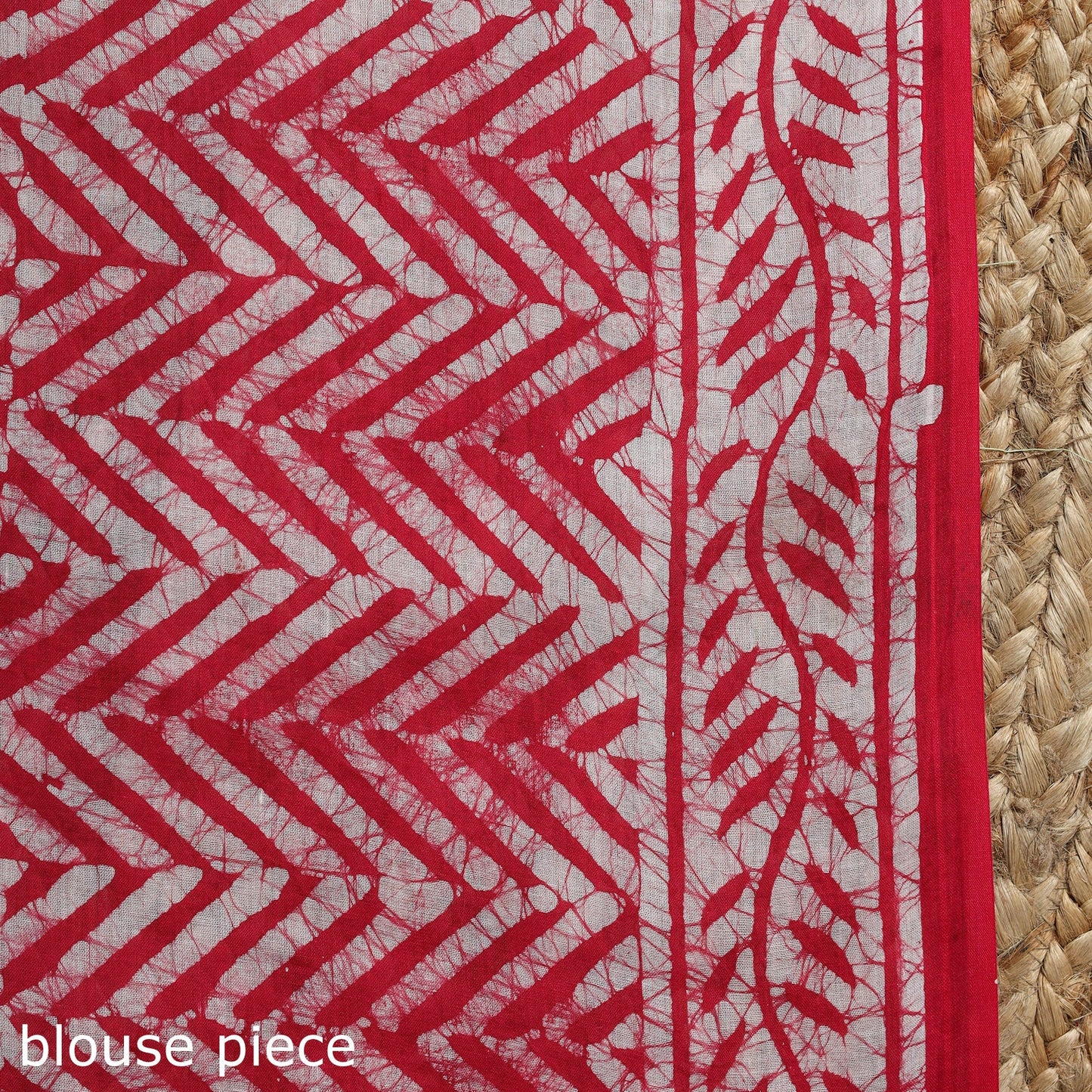 Mul cotton hand batik saree 04 - handcrafted