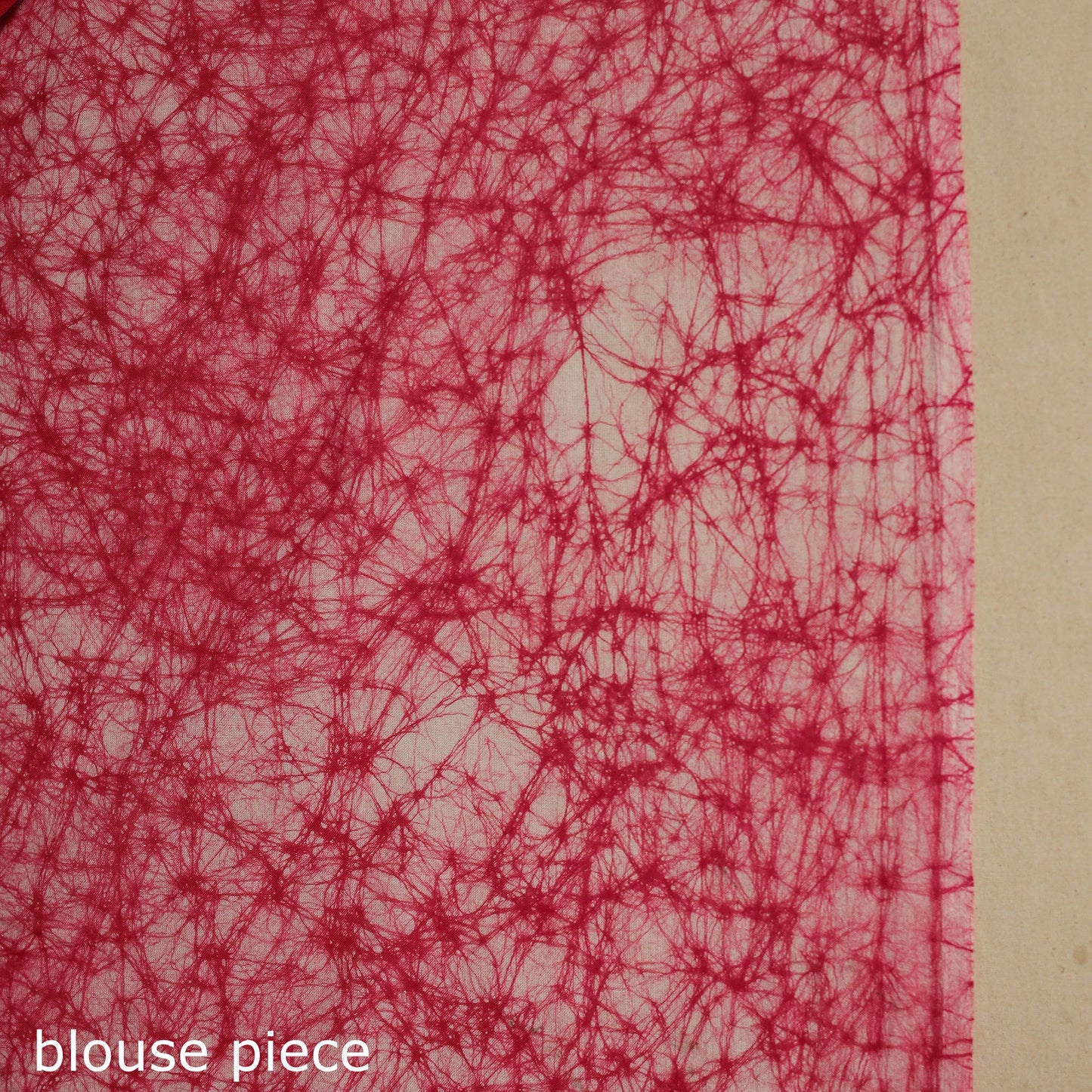 Pink - mul cotton hand batik saree 69 - handcrafted