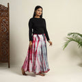 Buy Multicolor Cotton Long Shibori Tie-Dye Skirt