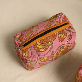  Pink Multipurpose Handmade Toiletry Bags (Set of 3)