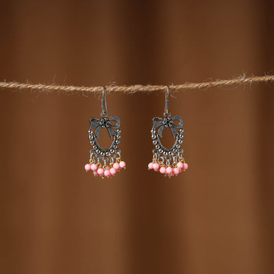 Naimat German Silver Beaded Earrings