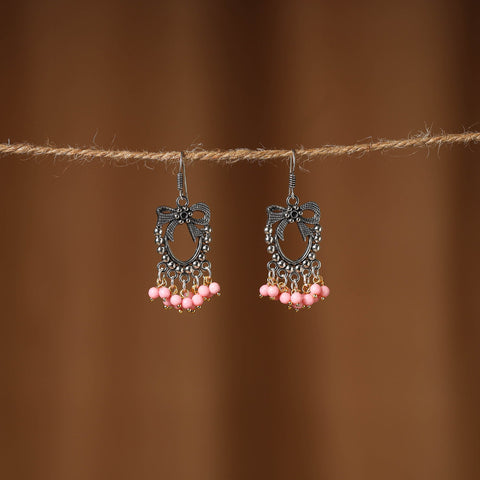 Naimat German Silver Beaded Earrings