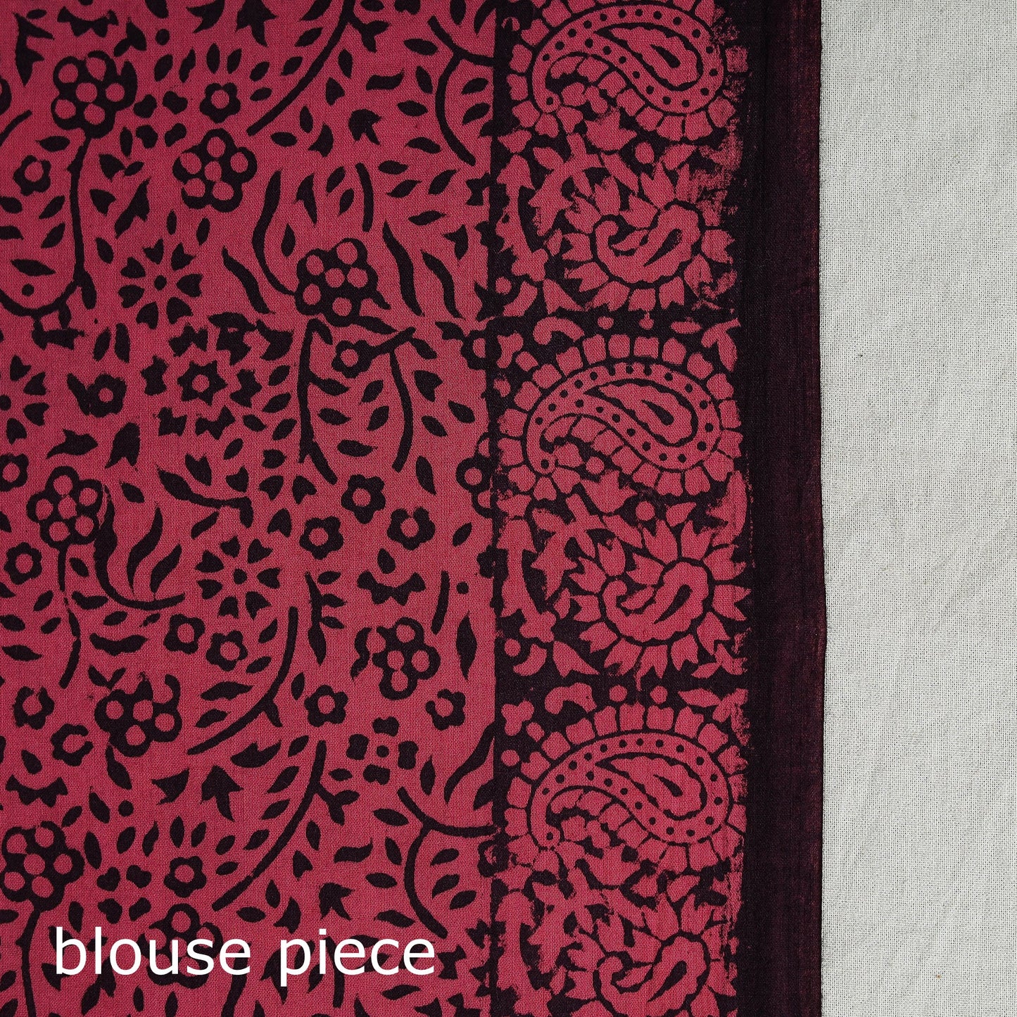 Pink Bagh Print Cotton Saree Online from Madhya Pradesh 