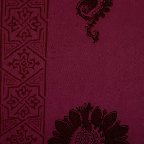 Natural dyed cotton hand bagh fabric 22 - handcrafted