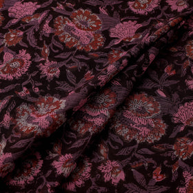 Natural dyed cotton hand jahota fabric 08 - handcrafted