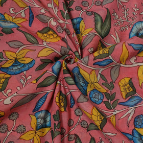 Natural dyed handloom chanderi silk handpainted