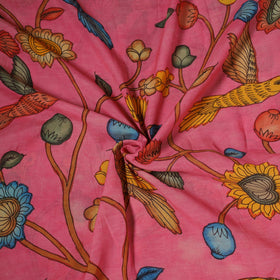 Natural dyed handloom chanderi silk handpainted