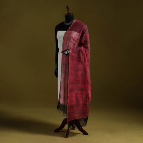Natural dyed kota doria cotton hand block bagh print
