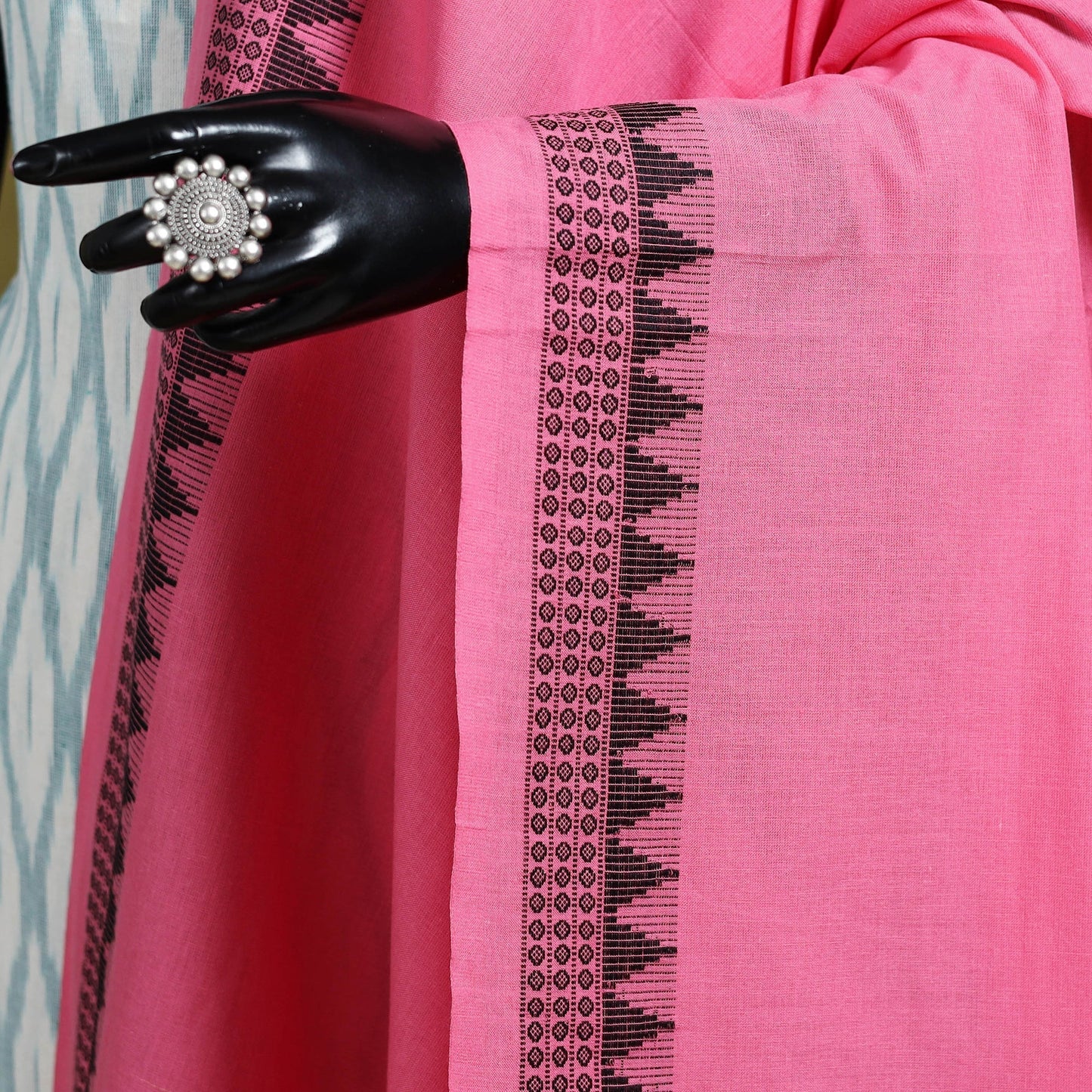 Odisha handloom cotton sambalpuri dupatta 01 - handcrafted