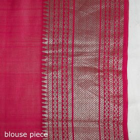 Shop Original Handloom Silk Cotton Pink Mangalagiri Saree