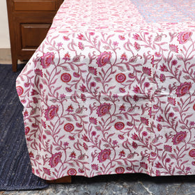 Patchwork hand double sanganeri bedsheet set (108 x 90 in)