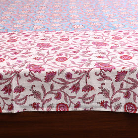 Patchwork hand double sanganeri bedsheet set (108 x 90 in)