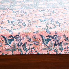 Patchwork hand double sanganeri bedsheet set (108 x 90 in)